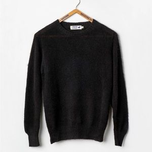 Industry of All Nations Black Super Sweatshirt (Iron dyed)